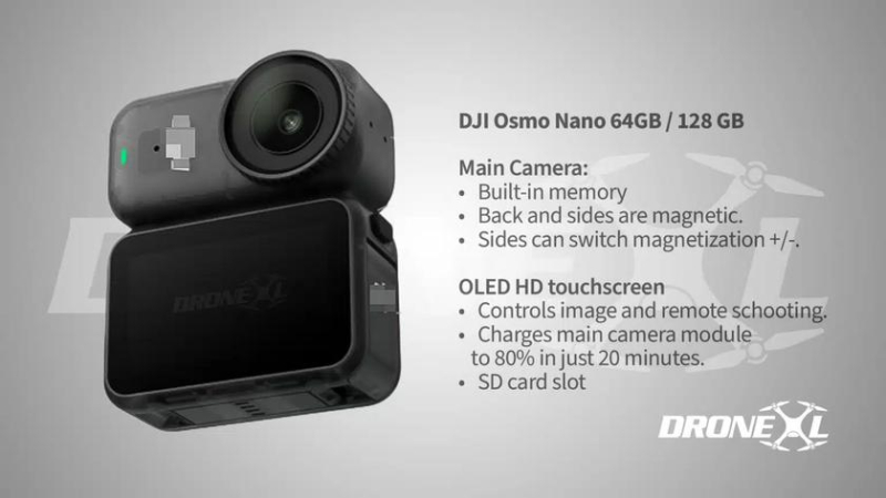 Исследуем преимущества DJI Osmo Nano: карманный формат с множеством возможностей