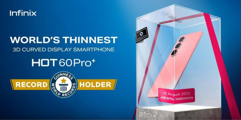 Infinix HOT 60 Pro+: Новый стандарт в мире технологий отмечен в книге рекордов