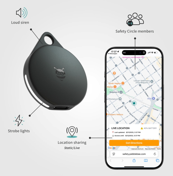 Обновление Alert Live для Pebblebee Clip