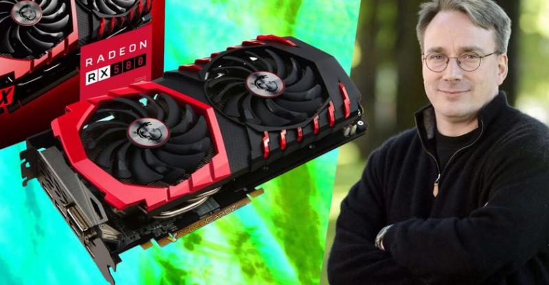 Линус Торвальдс до сих пор использует Radeon RX 580 и угадайте, какой процессор?