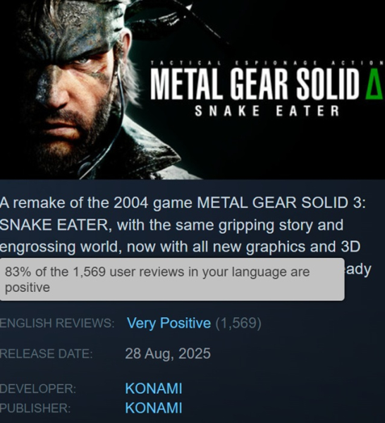 Обложка Metal Gear Solid Δ: Snake Eater