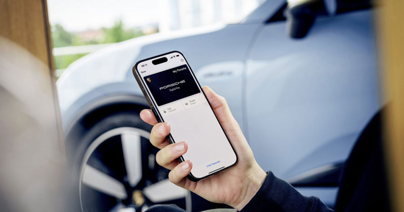 Porsche Digital Key в iPhone