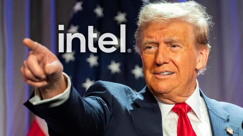 Коллаж с Трампом и логотипом Intel: факты и домыслы