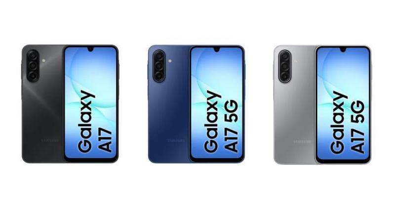 Вот как будет выглядеть Galaxy A17 5G во всех цветах (утечка)