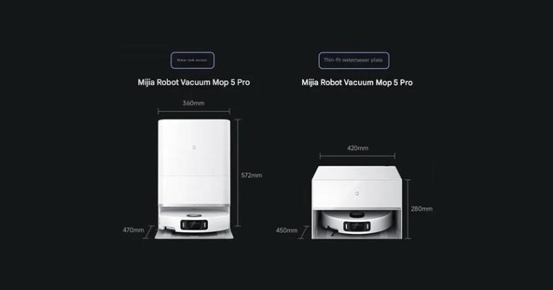 Xiaomi презентовала робопылесос Mijia Robot Vacuum 5 Pro