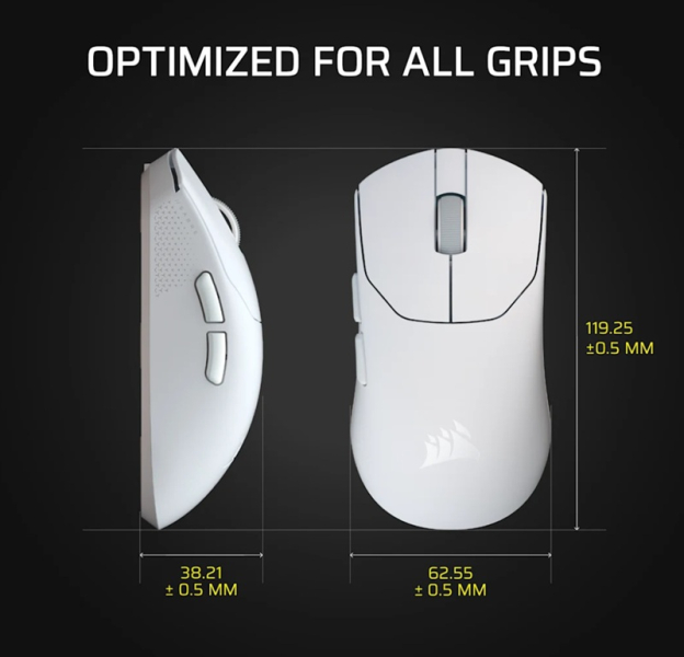Corsair выпустила Sabre V2 Pro — обновленную мышь для киберспортсменов со сверхлегким корпусом и минимальным временем отклика