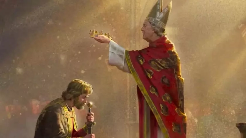 Crusader Kings III открывает завесу тайн вокруг коронаций новым арт-постером