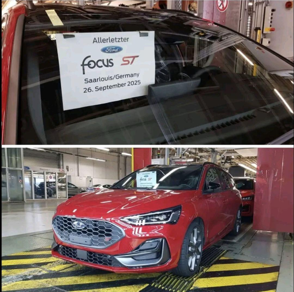 Ford выпустил последний экземпляр Focus ST