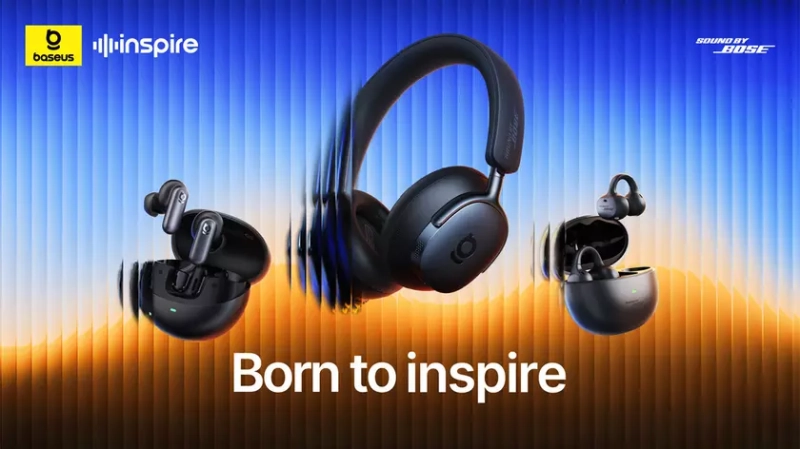 IFA 2025: Baseus представила линейку Inspire — доступные наушники с «премиальным» Sound by Bose