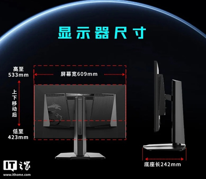 MSI выпустила новый недорогой геймерский QD-OLED монитор с диагональю 27″ и частотой 240 Гц