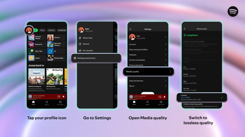 Spotify наконец добавляет аудио без потерь (lossless) для платных пользователей