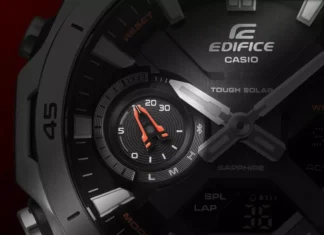 Гоночный дух на запястье: Casio представила часы Edifice с элементами болидного дизайна