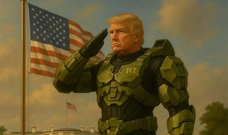 Что объединяет Трампа и легендарного героя Halo?