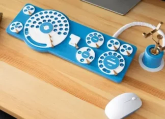 Инженеры Google Japan представили футуристичный концепт Gboard с роторными переключателями