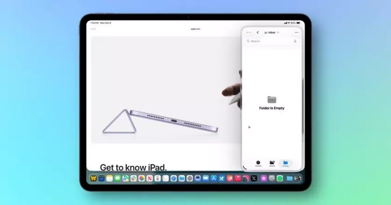 Оптимизация рабочего процесса: Slide Over в iPadOS 26.1