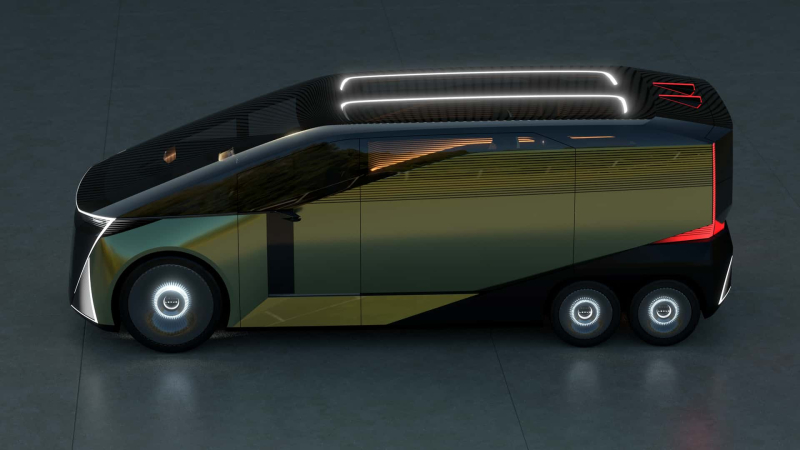 Вид сзади Lexus LS концепта