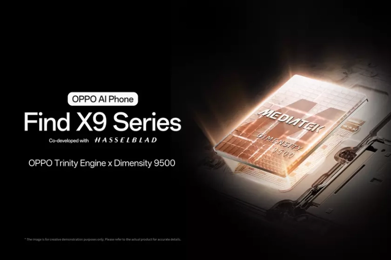 Встречайте скорость: Oppo Find X9 на базе Dimensity 9500