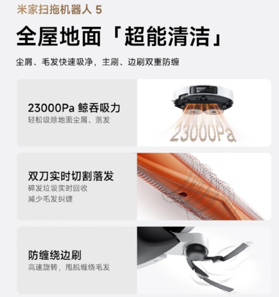 Перед ним нет преград: Xiaomi выпустила Mijia Robot Vacuum Mop 5 — робот-пылесос, который преодолевает пороги до 40 мм
