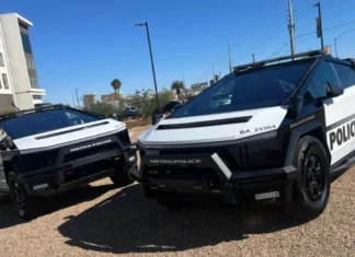 Революция на колёсах: Как Tesla Cybertruck меняет облик полицейских патрулей Лас-Вегаса