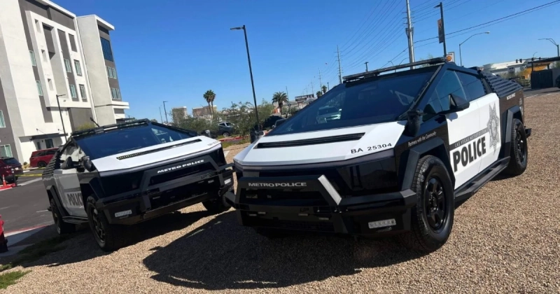 Las Vegas Police to Pilot Tesla's Futuristic Cybertruck