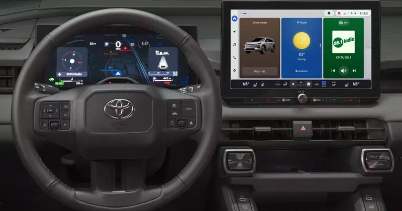 Покоряя дороги: дисплей водителя в новом RAV4 2026