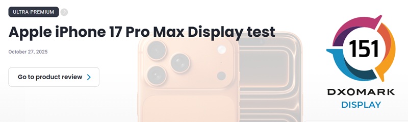 Сравнение дисплеев смартфонов