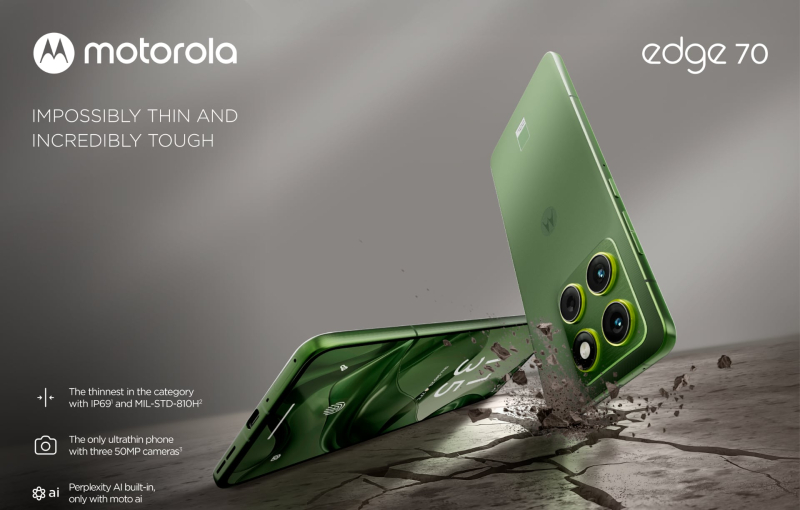 Камеры Motorola Edge 70