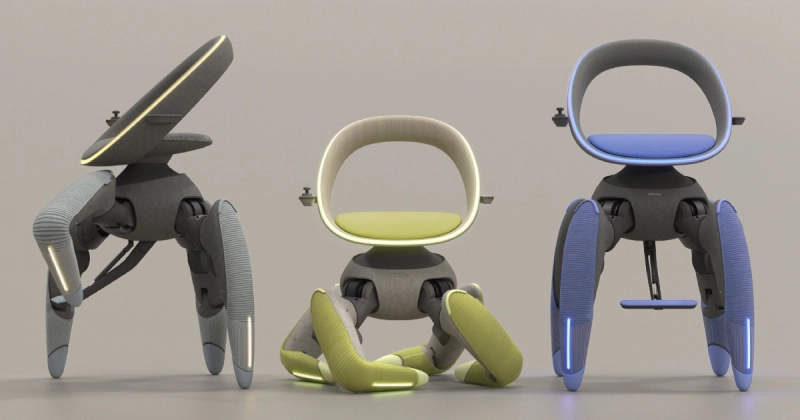 Walk Me – автономный стул, который движется вместе с вами