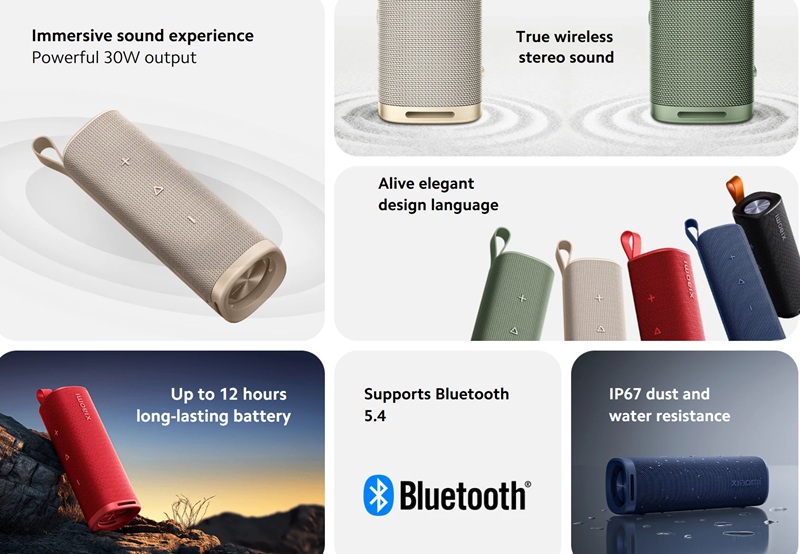 Xiaomi Sound Outdoor в действии