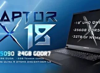 Монстр производительности: Eurocom Raptor X18 — первый ноутбук-сервер с 256 ГБ оперативной памяти