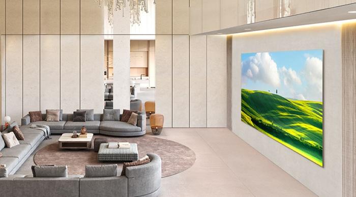 Дорого. Очень дорого. На американском рынке дебютировал огромный 136″ телевизор LG Magnit Active Micro LED, вес которого 175 кг, а цену лучше не знать