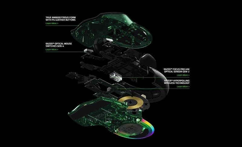 Детали дизайна Razer Boomslang