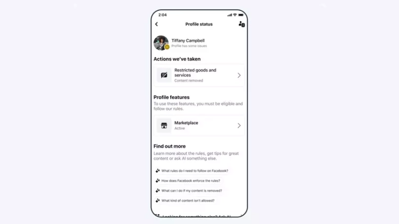 Новая служба поддержки Meta с искусственным интеллектом