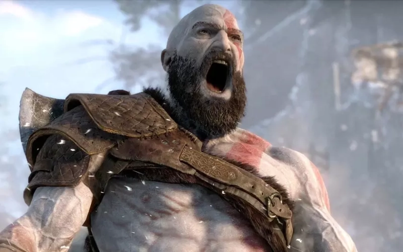 Панорама дикой скандинавской природы в арте из God of War (2018)