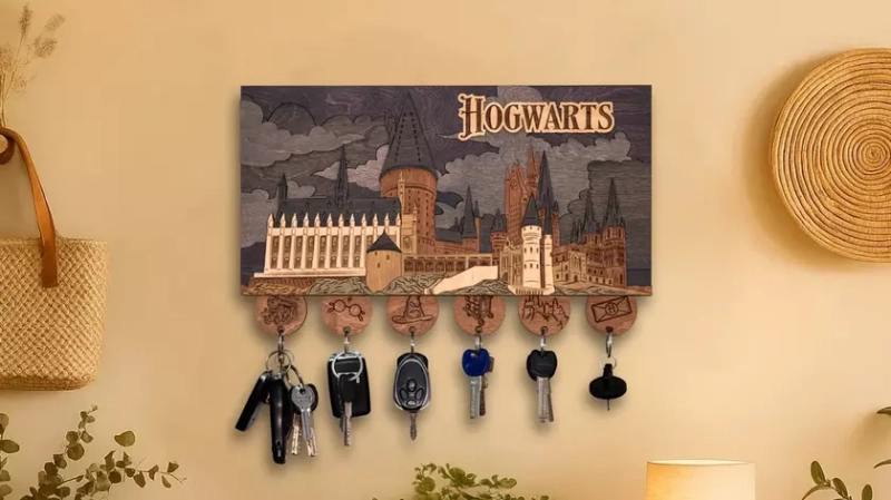 Создайте Собственный Шедевр: 3D-Печать Ключницы в Духе Hogwarts