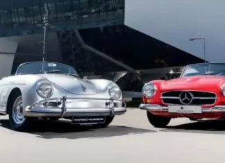 Автомобильные титаны: Porsche и BMW устроили теплый праздник Mercedes-Benz к 140-летию