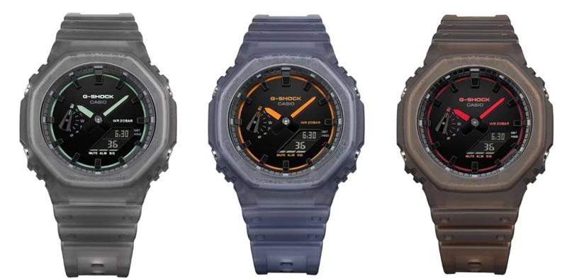 Casio расширила линейку G‑Shock GA‑2100K тремя новыми моделями в эстетике ночных клубов