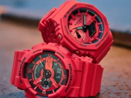 Огонь и время: Casio представила четыре огненно-красных G-Shock для настоящих экстремалов