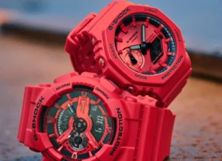 Огонь и время: Casio представила четыре огненно-красных G-Shock для настоящих экстремалов
