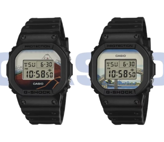 Искусство времени: Casio представила эксклюзивные G-Shock с гравюрами Хокусая