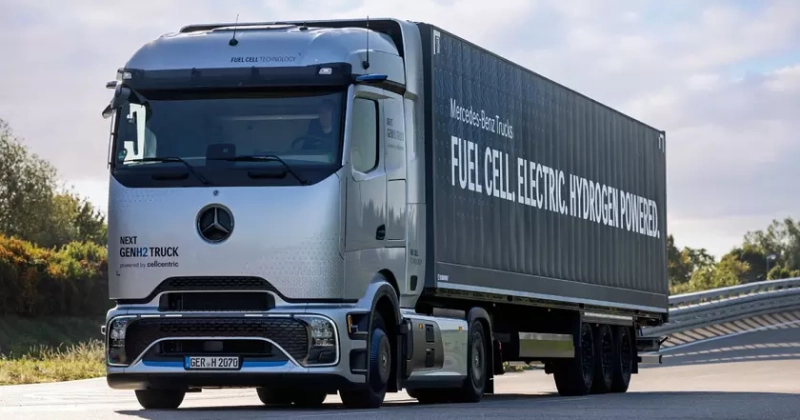 Elevating Trucking: Introducing Mercedes-Benz's NextGenH2 Hydrogen Model
