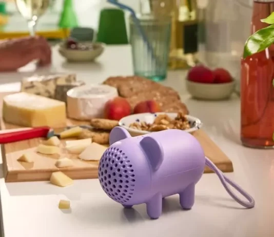 IKEA анонсировала необычную Bluetooth-колонку в форме фиолетовой мыши для детей