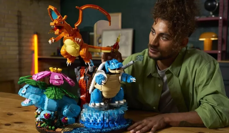Catch 'Em All in Blocks: Introducing Venusaur, Charizard, and Blastoise in Lego Form