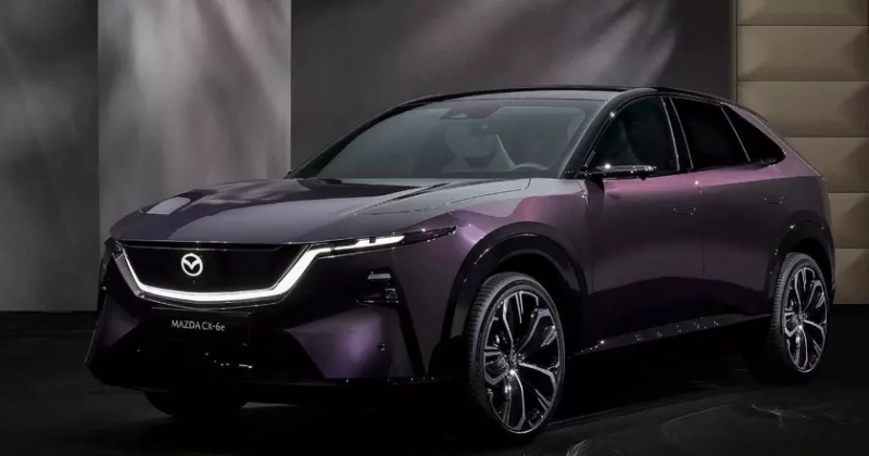 Mazda представила электрический кроссовер CX-6e на Brussels Motor Show