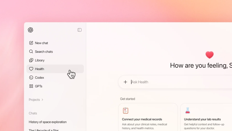 OpenAI запускает ChatGPT Health: отдельный раздел для запросов о здоровье