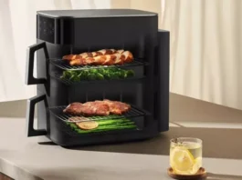 Революция на кухне: Xiaomi представила «двойной» аэрогриль с четырехблюдным режимом