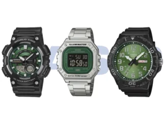 Casio атакует рынок: три новые зеленые модели часов с рекордным сроком автономности