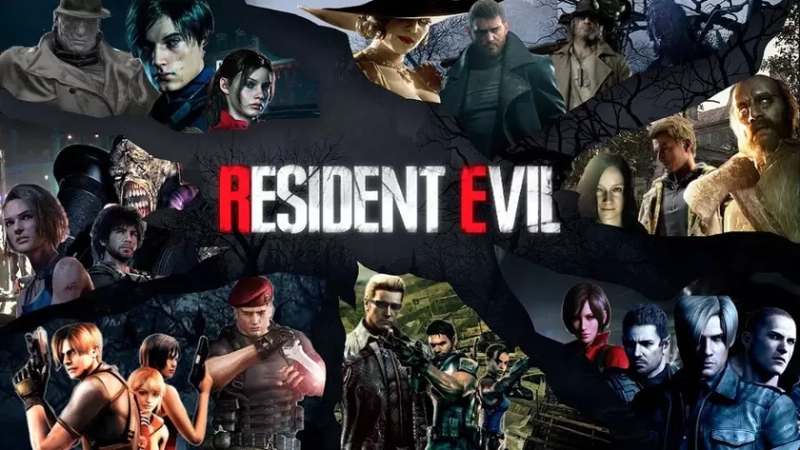 Визуальный шедевр для фанатов: исследуем коллаж с персонажами Resident Evil