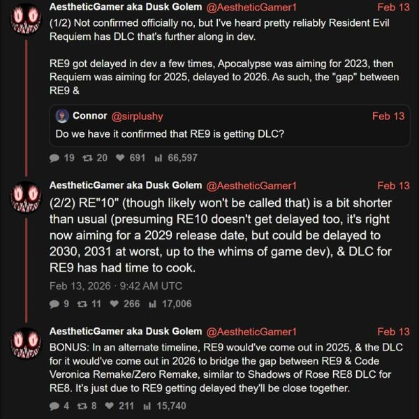 Инсайдер: Resident Evil 10 может выйти уже через три года — Capcom не собирается затягивать выход новой игры