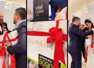 Свадьба мечты: молодожены получили комплект топовых комплектующих стоимостью $7000 вместо традиционных подарков